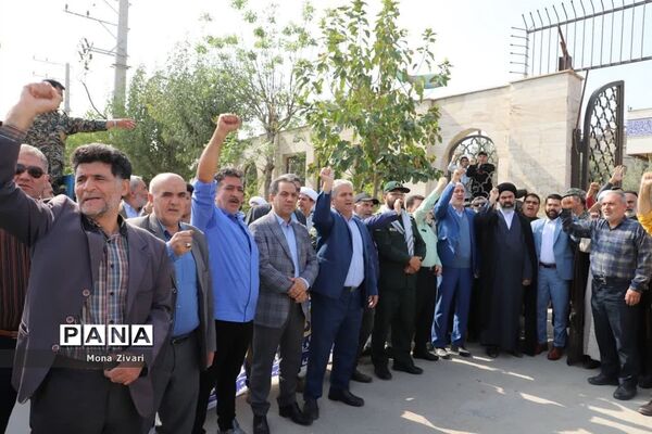 راهپیمایی مردم ولایت‌مدار گلستان در حمایت از مردم فلسطین