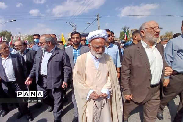 راهپیمایی مردم استان مرکزی در حمایت از مقاومت فلسطین