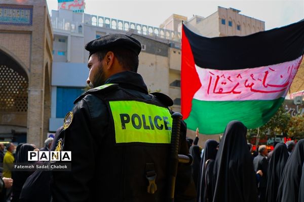 راهپیمایی مردم مشهد در حمایت از فلسطین