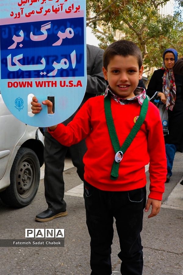 راهپیمایی مردم مشهد در حمایت از فلسطین