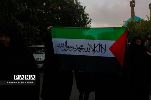 راهپیمایی مردم مشهد در حمایت از فلسطین