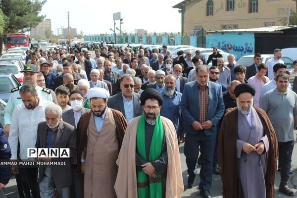 راهپیمایی حماسی مردم فشافویه در حمایت از مردم مظلوم فلسطین