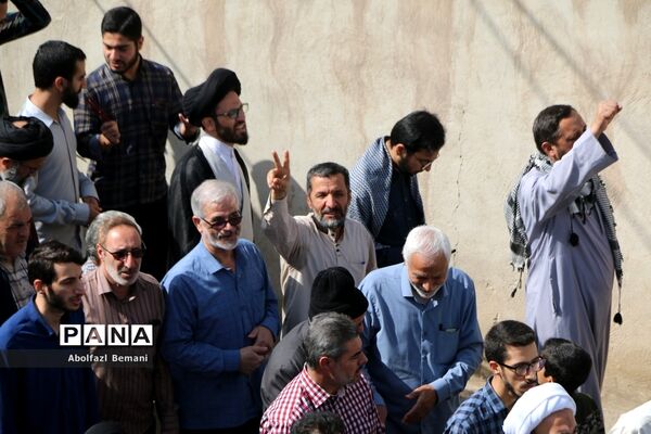 راهپیمایی مردم قم در حمایت از مبارزان فلسطینی