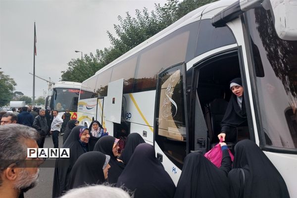 اعزام اردوی راهیان نور دانش‌آموزان منطقه ۱۱ شهر تهران