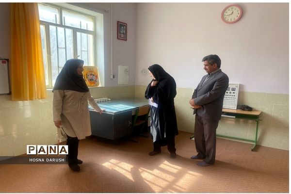 بازدید رئیس اداره آموزش و پرورش استثنایی ازمدارس شهرستان ششتمد
