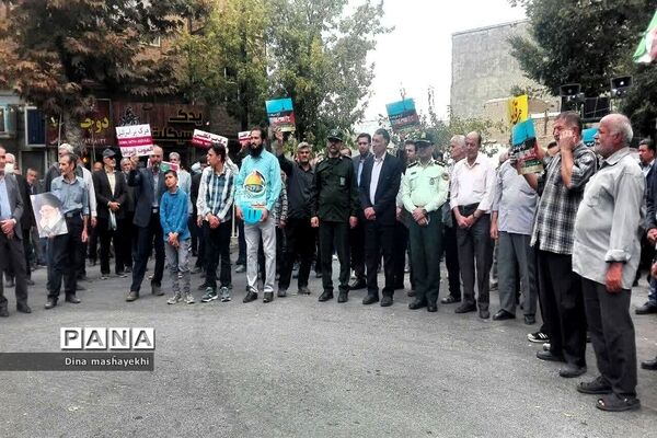 راهپیمایی محکومیت جنایات رژیم کودک‌کش صهیونیستی و شکرانه مبارزان فلسطین در شهرستان گلپایگان