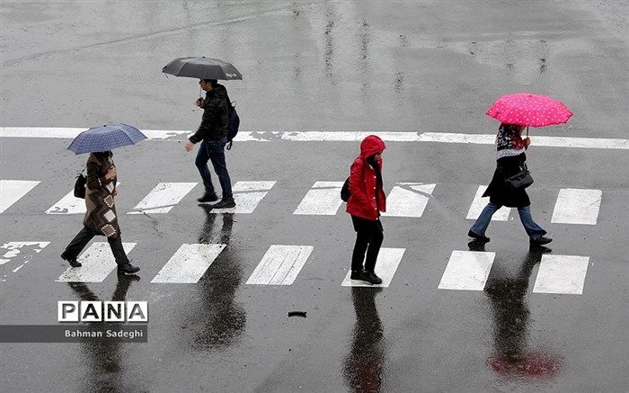 ۱۹ استان بارانی می‌شوند