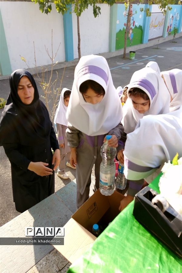 حمایت دانش‌آموزان دبستان شهیدان حجازی گلوگاه از مردم مظلوم غزه