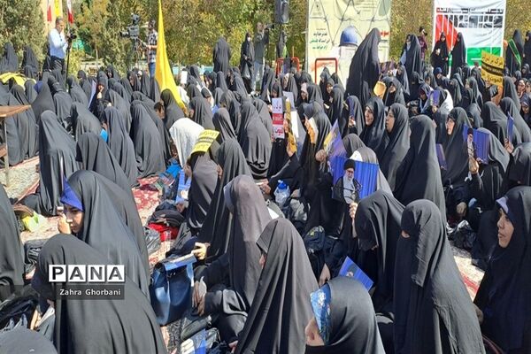 تجمع بانوان حوزوی در محکومیت جنایات رژیم صهیونیستی