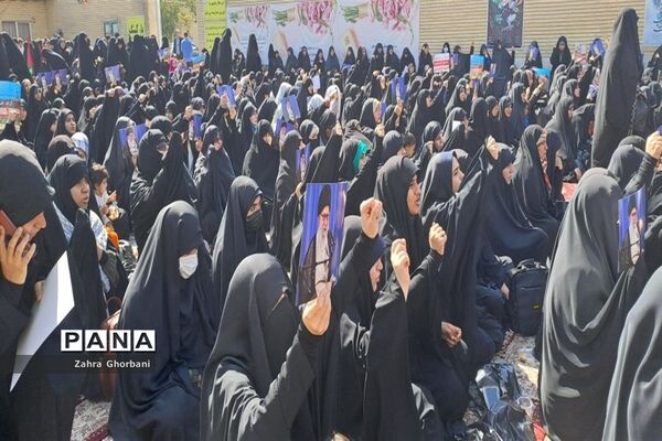 تجمع بانوان حوزوی در محکومیت جنایات رژیم صهیونیستی