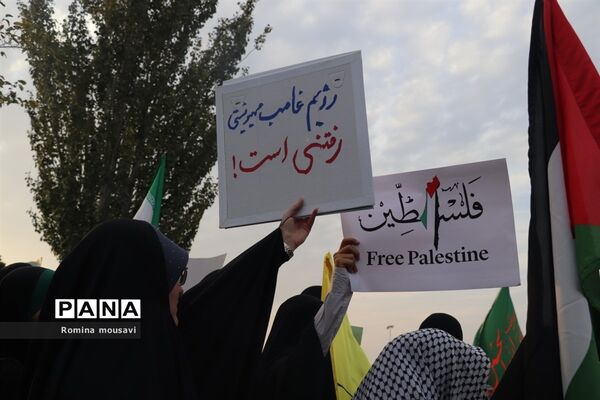 اجتماع طلاب، دانشجویان، دانش‌آموزان به درخواست گروه‌های مقاومت فلسطین