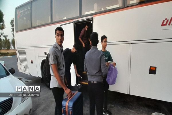 اعزام دانش‌آموزان پسر استان بوشهر به دوره کشوری آموزش خبرنگاران پانا
