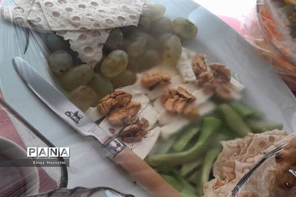 جشنواره صبحانه سالم در روز جهانی غذا در دبیرستان پژمان بختیاری