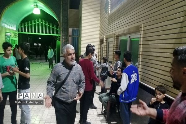 برگزاری مسابقات ورزشی در شهرک شهید درخشان رابط کریم