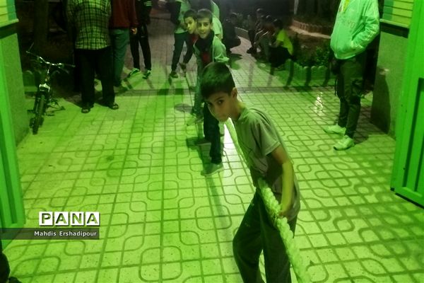 برگزاری مسابقات ورزشی در شهرک شهید درخشان رابط کریم