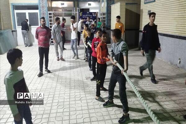 برگزاری مسابقات ورزشی در شهرک شهید درخشان رابط کریم