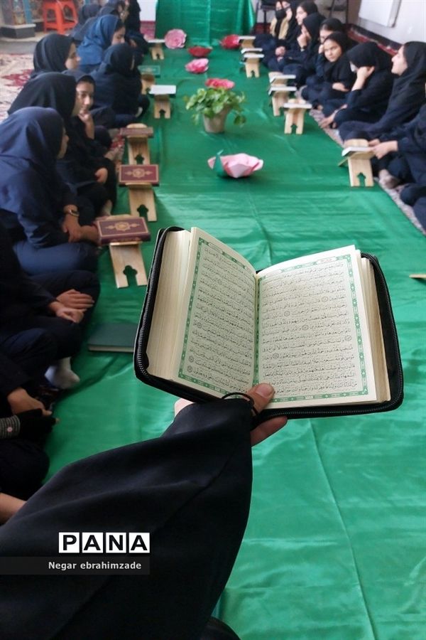 برگزاری محفل انس با قرآن به یاد شهدای نوجوان غزه در جاجرم