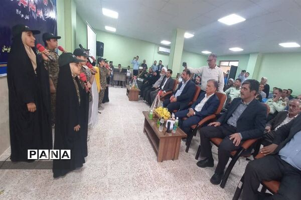 افتتاح مدرسه ۱۲ کلاسه مهر عظام در آبادان