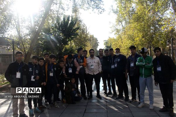 بازدید دانش‌آموز خبرنگاران پسر پانا از موزه سینما