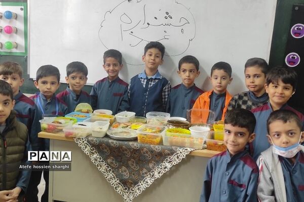 جشنواره غذای سالم در دبستان ایمان رودهن