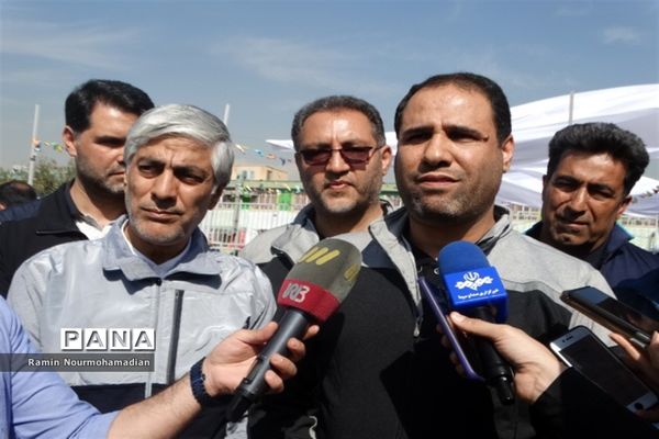 آیین آغاز مسابقات ورزشی دانش‌آموزان سراسر کشور به میزبانی آموزش و پرورش منطقه9 شهر تهران