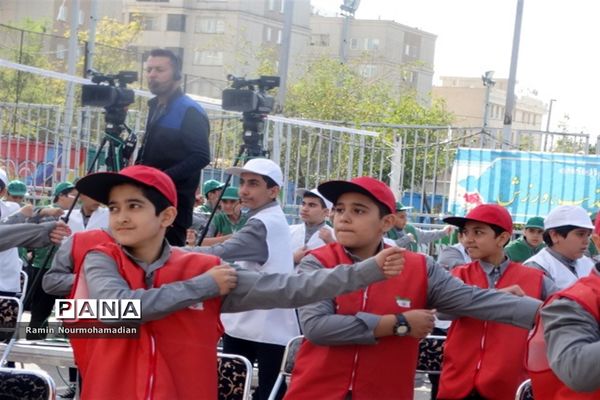 آیین آغاز مسابقات ورزشی دانش‌آموزان سراسر کشور به میزبانی آموزش و پرورش منطقه9 شهر تهران
