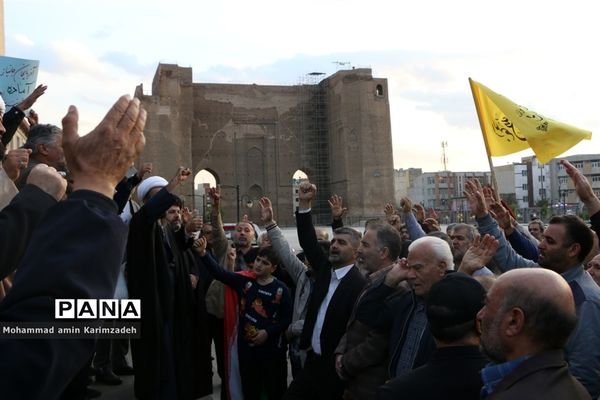 خروش مردم غیور تبریز