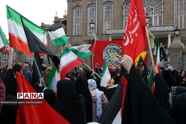 خروش مردم غیور تبریز