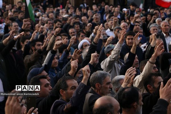 خروش مردم غیور تبریز