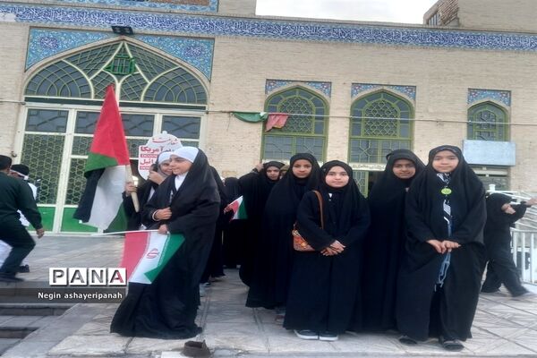 تجمع مردم هرات در دفاع از فلسطین و محکوم کردن جنایات اسرائیل