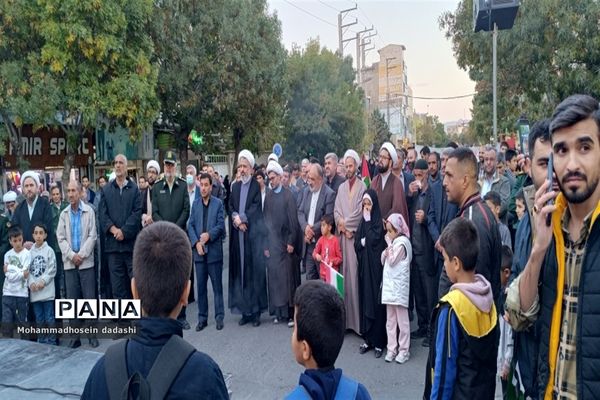 حمایت مردم خرمدره از مردم فلسطین