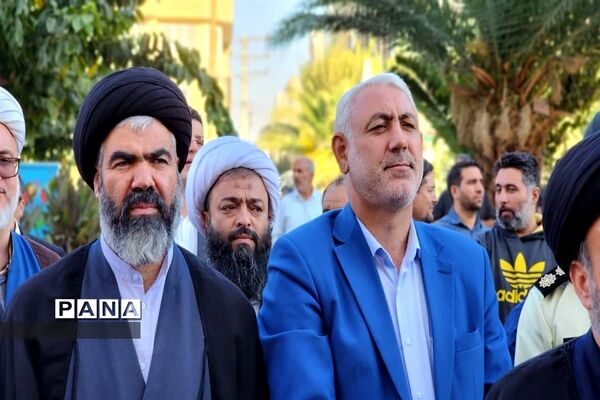 تجمع دانش‌آموزان ناحیه یک بهارستان در حمایت از مردم غزه