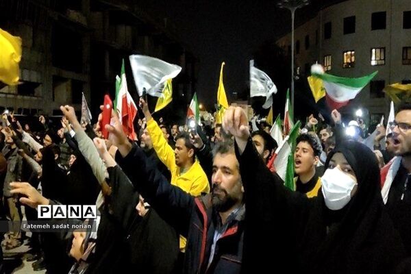 راهپیمایی بزرگ مردم مشهد مقدس در محکومیت بمباران بیمارستان المعمدانی غزه