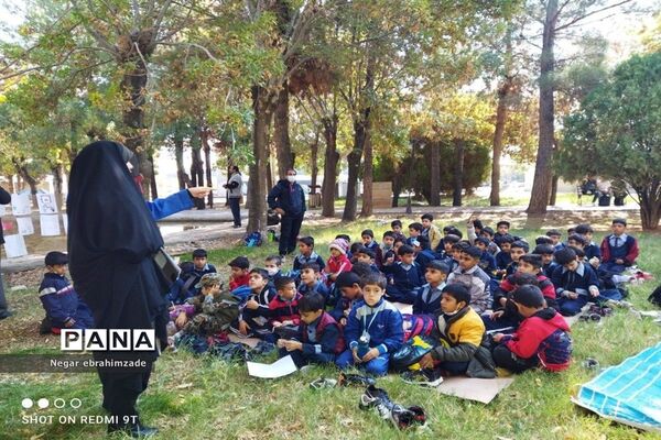 اردوی دبستان نواب صفوی جاجرم به‌مناسبت هفته سلامت و روان