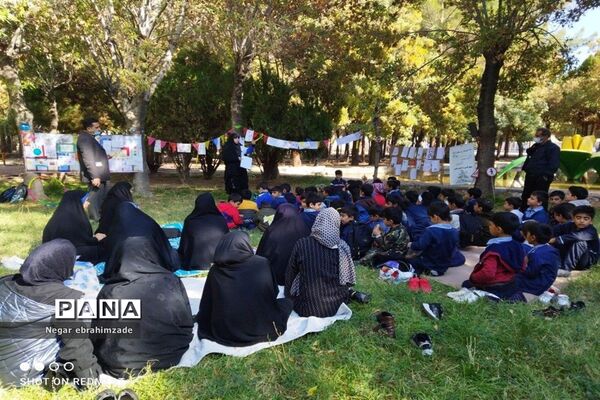 اردوی دبستان نواب صفوی جاجرم به‌مناسبت هفته سلامت و روان