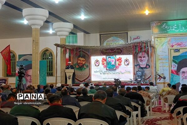 یادواره شهدای وحدت و بسیجی مدافع امنیت