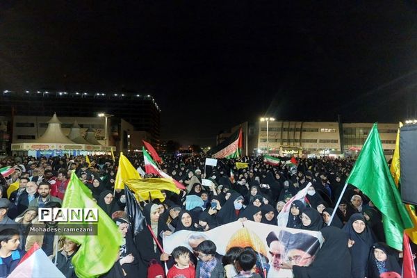 خر‌وش مردم مشهد در محکومیت جنایات اسرائیل غاصب در غزه