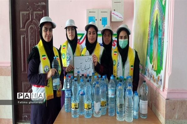 تجمع دانش‌آموزان  رامشیر در حمایت از کودکان و دانش‌آموزان فلسطینی