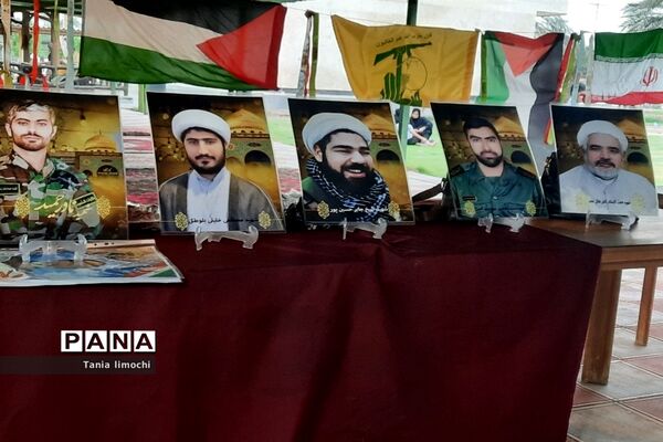 اجتماع دانش‌آموزان دبیرستان پاینده در حمایت از دانش‌آموزان و کودکان فلسطینی