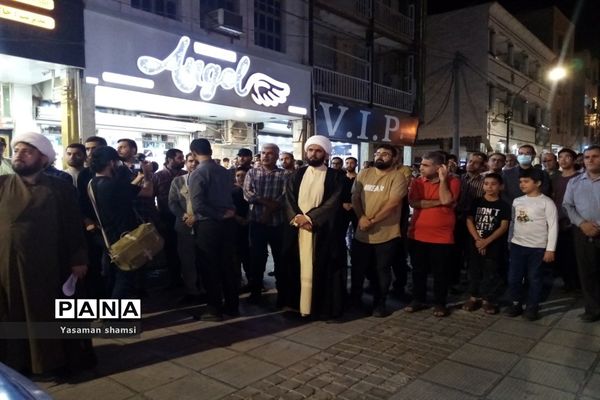 تجمع مردمی در حمایت از غزه و مردم فلسطین در بندر امام خمینی (ره)