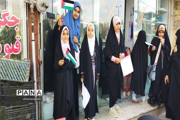 اجتماع با شکوه مردم شهرستان فیروزکوه در حمایت از مردم مظلوم فلسطین