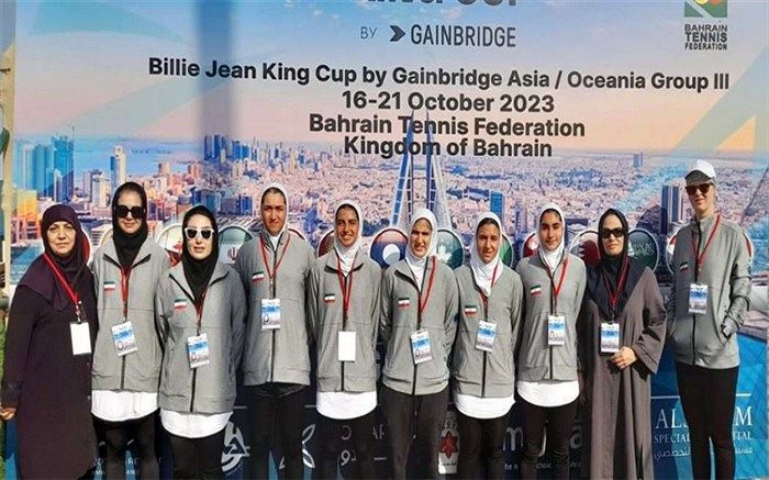 برتری بانوان تنیس ایران برابر عربستان