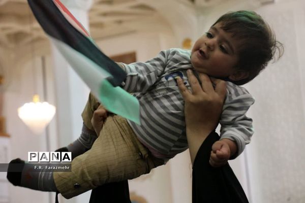 همنوایی مادران و کودکان 125 کشور در قم با مظلومان فلسطینی