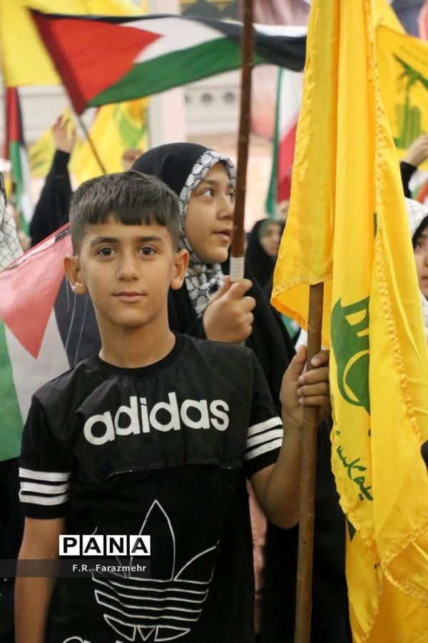 همنوایی مادران و کودکان 125 کشور در قم با مظلومان فلسطینی