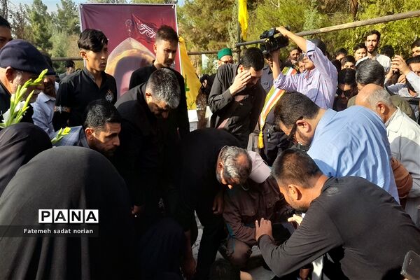 مراسم تشییع پیکر پاک شهید مدافع حرم