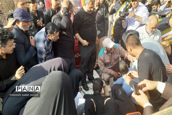 مراسم تشییع پیکر پاک شهید مدافع حرم