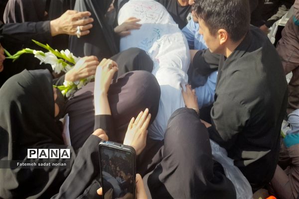 مراسم تشییع پیکر پاک شهید مدافع حرم