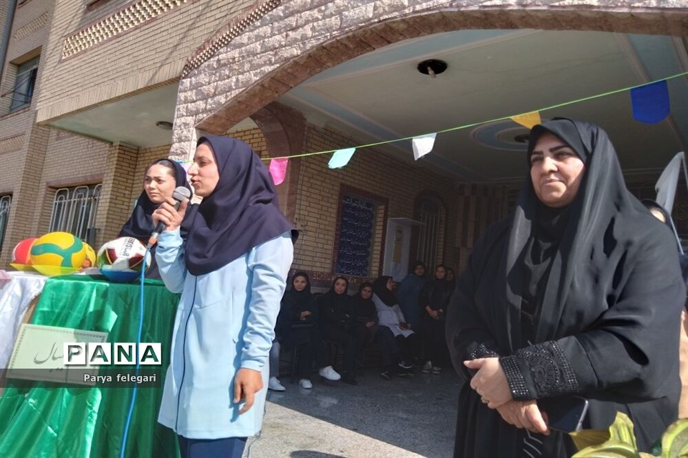 برگزاری المپیاد ورزشی در هنرستان فدک شهرستان قرچک