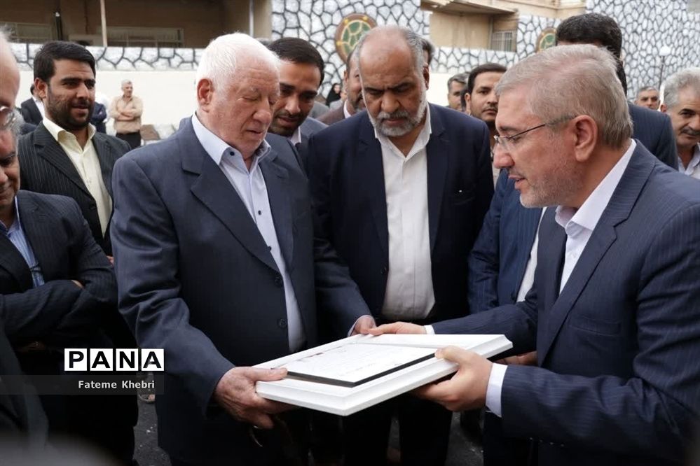 افتتاح مدرسه خیری اختلالات یادگیری ملک ثابت شهرستان مهریز