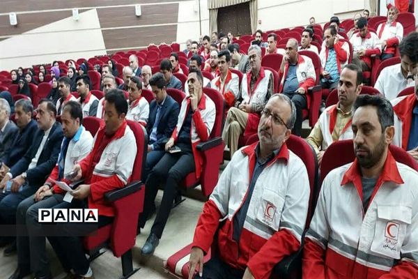 همایش آیین تجلیل از خادمین اربعین حسینی(ع) ۱۴۰۲ جمعیت هلال احمر استان اصفهان